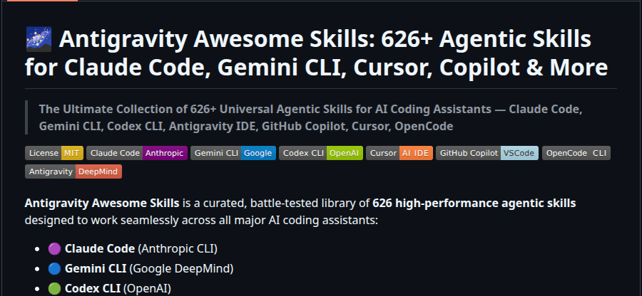 Antigravity Awesome Skills