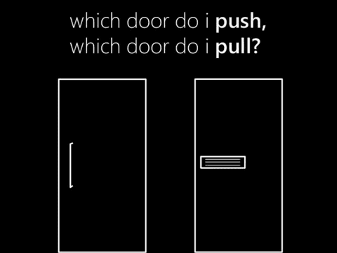 The Norman Door: Why a “Push/Pull” Sign Is a Failure of Design